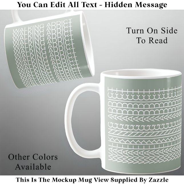 Mug Message caché 142WG inhabituel (Créateur téléchargé)