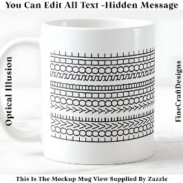 Mug Message Caché Amour de Votre Âme, Citation Personn