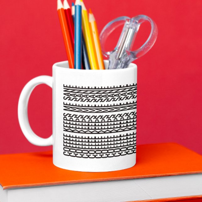 Mug Message Caché Drôle Le Café Me Garde Sain D'Esprit (Créateur téléchargé)