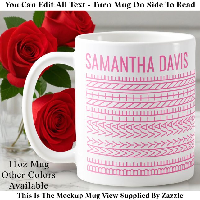 Mug Message caché personnalisé 'Sois mon Valentin' & n (Créateur téléchargé)