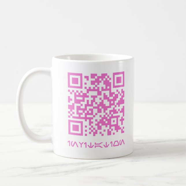 Mug Message de code QR pour HOCO date.b (Gauche)