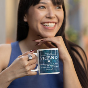 Mug Message de coeur Merci fille Personnalisé