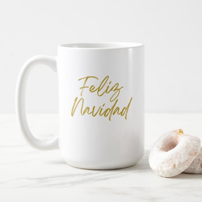 Mug Message de Feliz Navidad (Avec donut)