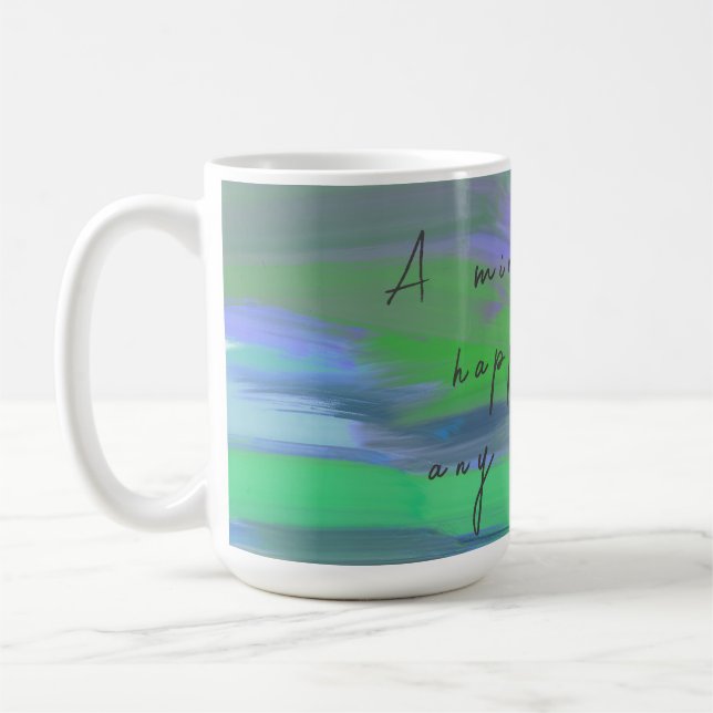Mug Message de miracle d'art inspiré (Gauche)