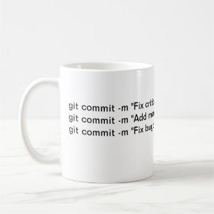 Mug Messages de validation Git