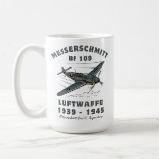 Mug Messerschmitt Bf 109 Luftwaffe de la WWII