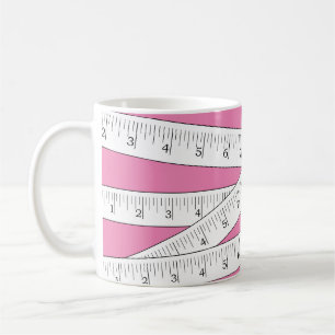 Mug Mesure de bande Nouveauté rose