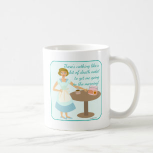 Mug Métal de mort femme au foyer