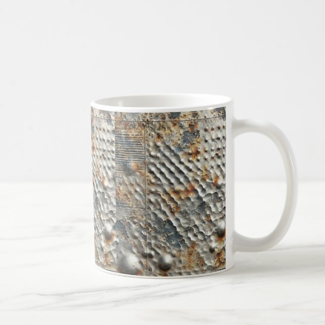 Mug Métal texturé Abstrait (Droite)