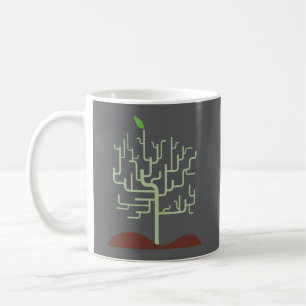 Mug Métamorphose symbolique Conception de croissance