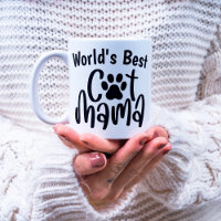 Mete World's Best Cat Mama 1 Empreinte de patte ph