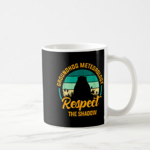 Mug Météorologie drôle de marmotte Respectez L'Ombre R