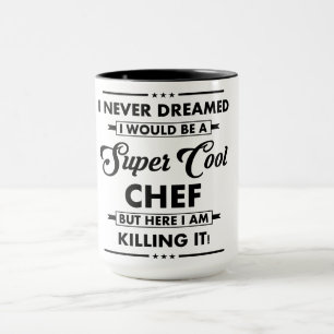 Mug Métier/Profession drôle Super Cuisinier Cool