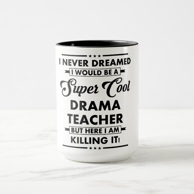 Mug Métier/Profession drôle Super Prof de Cool (Centre)
