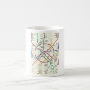 MUG MÉTRO DE MOSCOU AU FOND