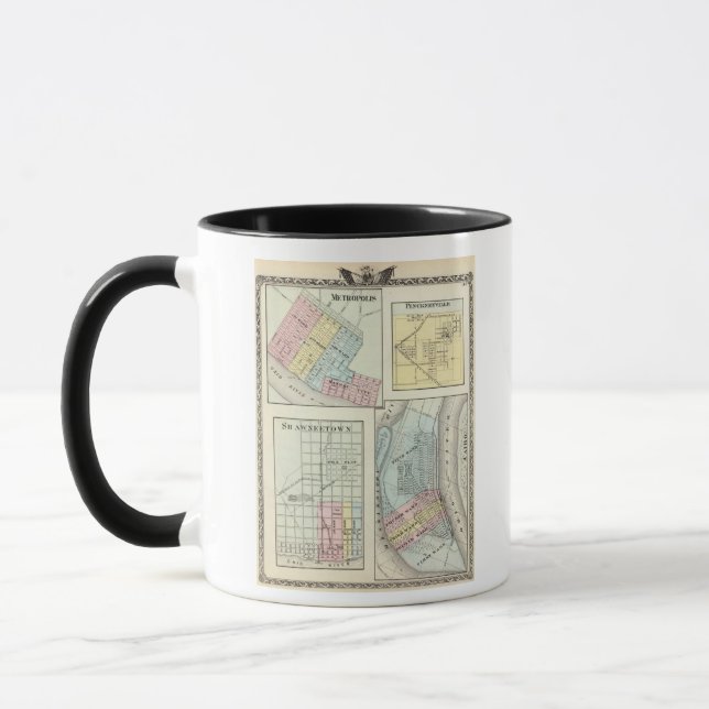 Mug Metropolis, Shawneetown, Le Caire et Pinckneyville (Gauche)