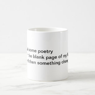Mug Mettez de la poésie