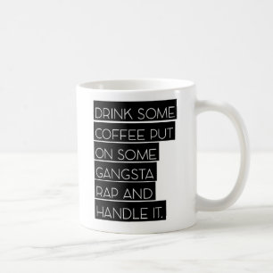 Mug Mettez dessus un certain coup sec et dur de