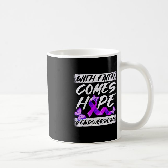 Mug Mettre fin à l'overdose avec la foi vient espoir v (Droite)