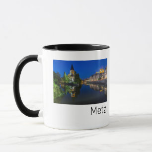 Mug Metz Temple Neuf France Nuit Moselle Souvenir