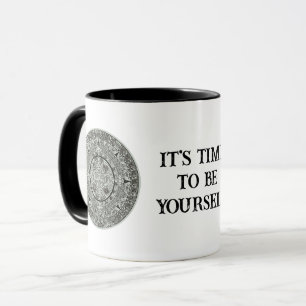 Mug Mexicaine Aztec Sun Stone Maya Calendrier 1
