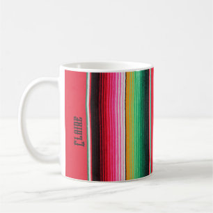 Mug mexicaine nom de poncho serape arrière - plan