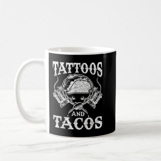 Mug Mexique Tacos de cuisine Mexique Tatouage Artiste  (Gauche)