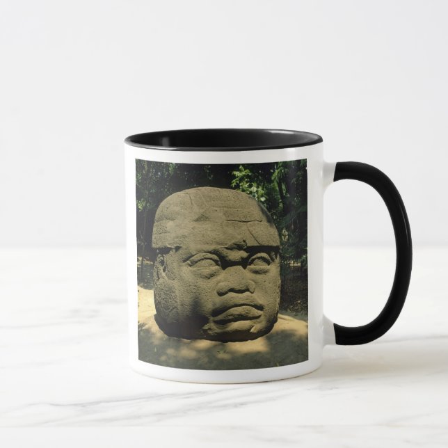Mug Mexique, Villahermosa, chef Olmèque géant, La Vent (Droite)