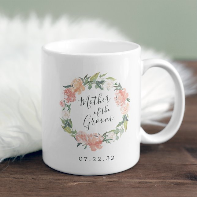 Mug Mi-été Floral Wreath Mère de la chambre (Créateur téléchargé)