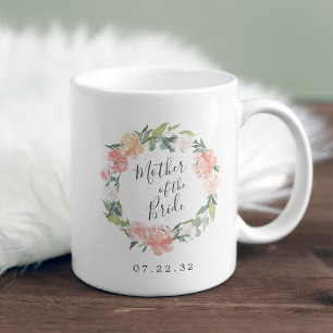 Mug Mi-été Floral Wreath Mère de la mariée