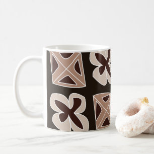Mug Mi-siècle Moderne Floral Géométrique