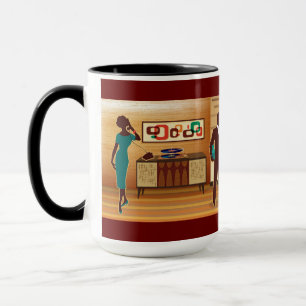 Mug Mi-Siècle Moderne Maison Salon Scène