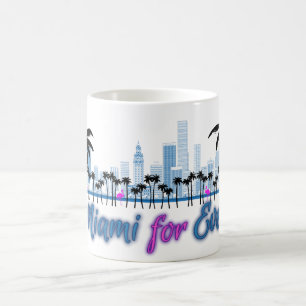 Mug Miami Skyline Néon