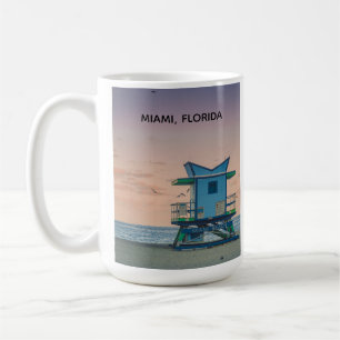 Mug Miami South Beach Floride Sauveteur Océan 