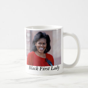 Mug Michelle obama, première Madame de noir