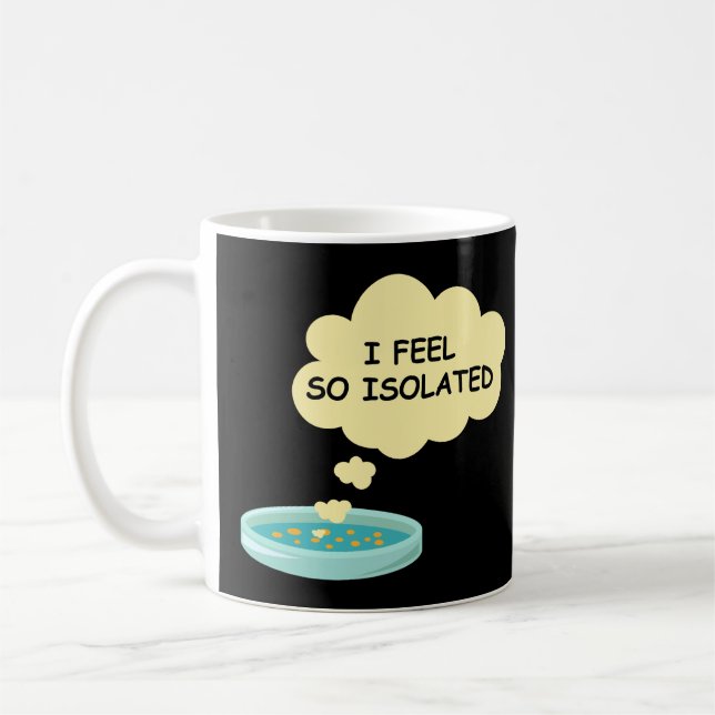 Mug Microbiologie Bactéries Drôle Laboratoire Je Me Se (Gauche)