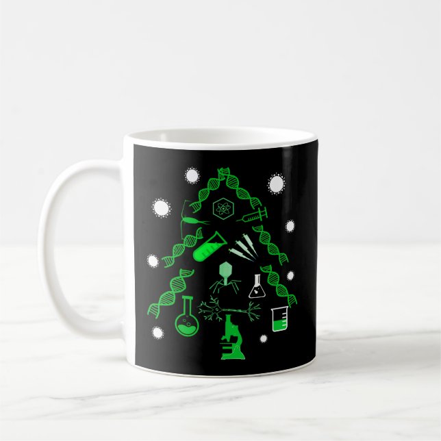 Mug Microscope de virus de l'ADN de l'arbre scientifiq (Gauche)