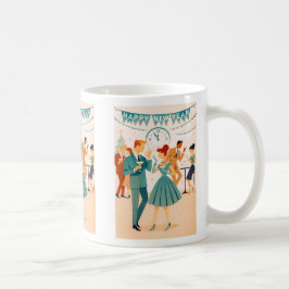 Mug Mid Century Happy New Year The Martini Dance