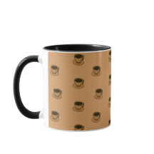Mid Century Moderne Brown Cosy Coffee Cup