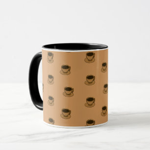 Mug Mid Century Moderne Brown Cosy Coffee Cup