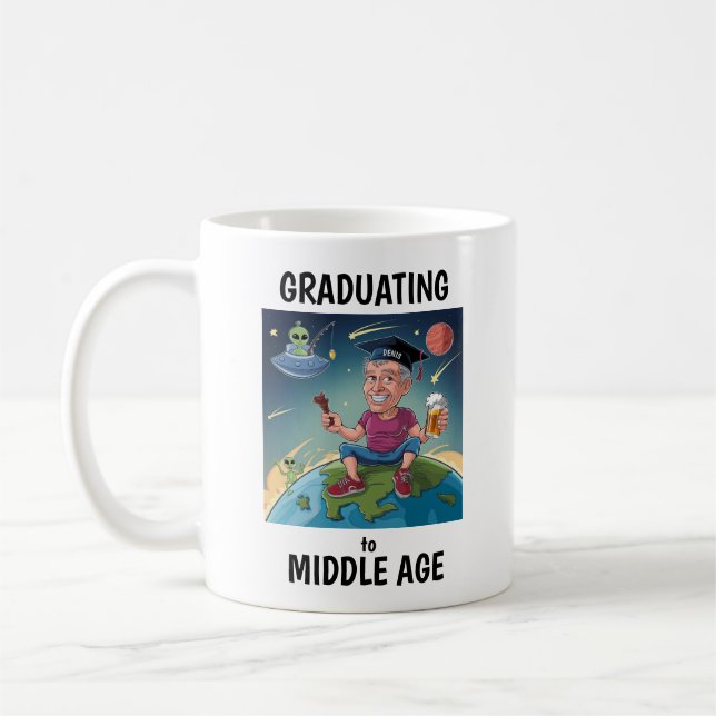 Mug Midlife personnalisé (Gauche)