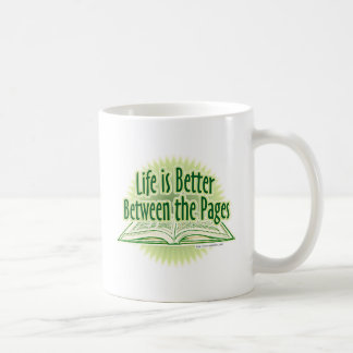Mug Mieux entre les pages Lecture verte amusant
