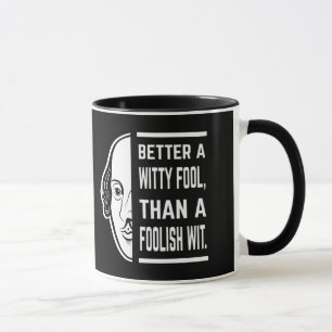 Mug Mieux Vaut Un Fool Sorcier Shakespeare Thespian Ci