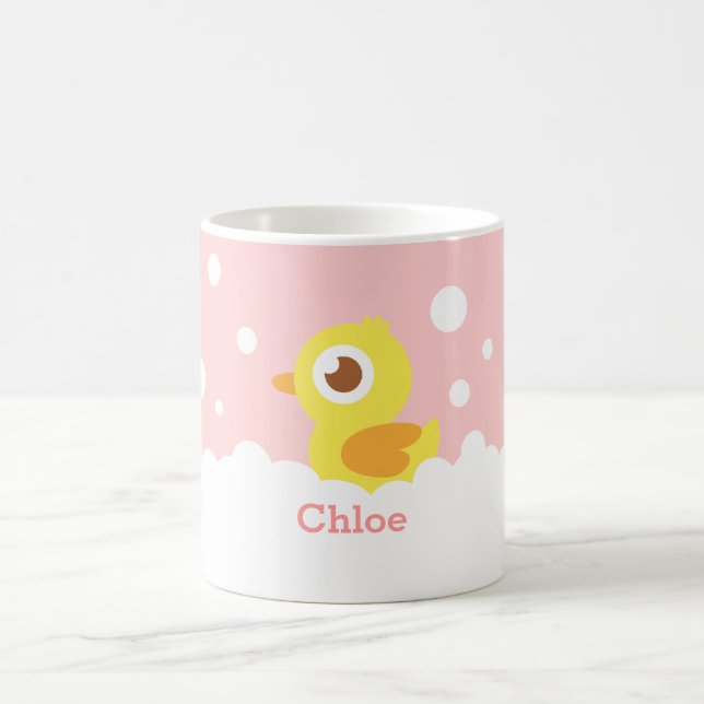 Mug Mignon en caoutchouc mignon dans le bain moussant (Centre)