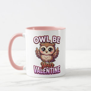 Mug Mignon Hibou de la Saint-Valentin – Je serai votre