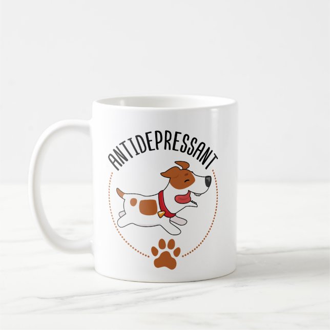 Mug Mignon Jack Russell Chien Antidépresseur (Gauche)