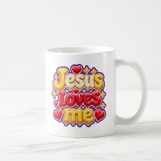 Mug Mignon Jésus 3D M'aime Lettres Bulles Enfants 