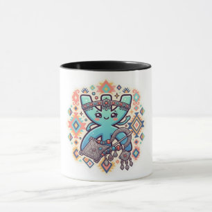 Mug Mignon Kawaii Amazigh Yaz Symbole Berbère Autocoll