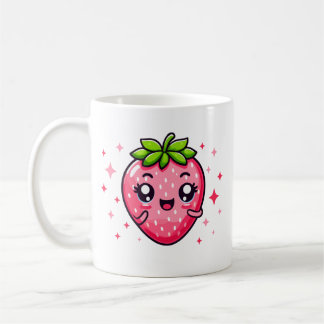 Mug Mignon Kawaii Fraise