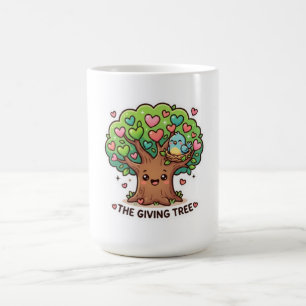 Mug Mignon Kawaii L'Arbre Généreux Cœur Feuilles Genti